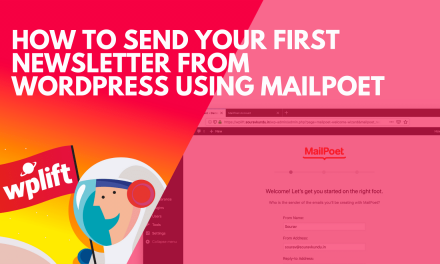 How to Send Your First Newsletter from WordPress using MailPoet