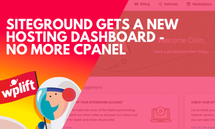 SiteGround Gets a New Hosting Dashboard – No More cPanel