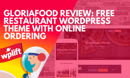 GloriaFood Review: Free Restaurant WordPress Theme With Online Ordering