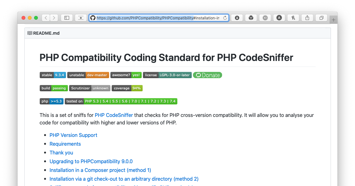 How To Fix the Referenced PHPCompatibility Sniff Error