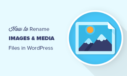 How to Rename Images and Media Files in WordPress