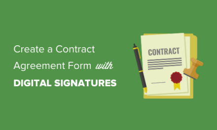 How to Create a Contract Agreement Form With Digital Signatures in WordPress