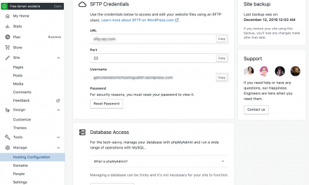 Power Users Rejoice: You’ve Got SFTP and Database Access