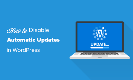 How to Disable Automatic Updates in WordPress
