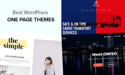 25 Best One Page WordPress Themes (2020)