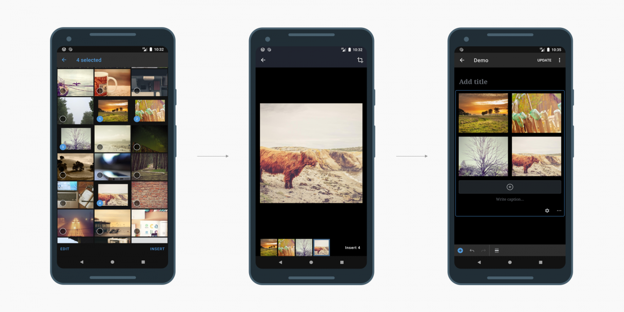 Editing and Enhancing Images in the WordPress Apps
