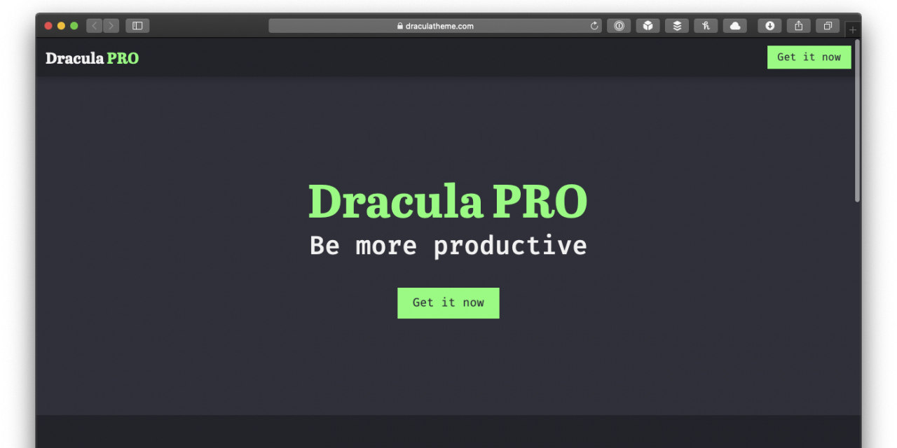 Dracula Pro For Optimizing Optimizing Dark Mode