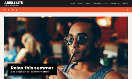 Ariele Lite Is a Fun and Refreshing Theme for WordPress Bloggers