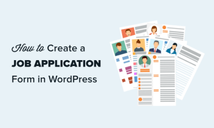 How to Create a Job Application Form in WordPress (Easily)