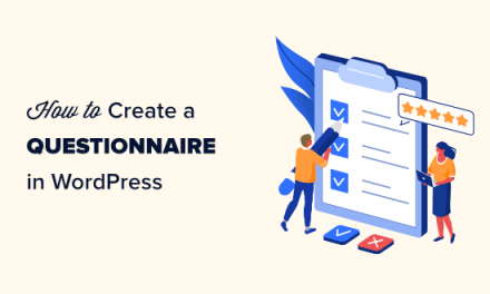 How to Create a Questionnaire in WordPress (Easy Way)