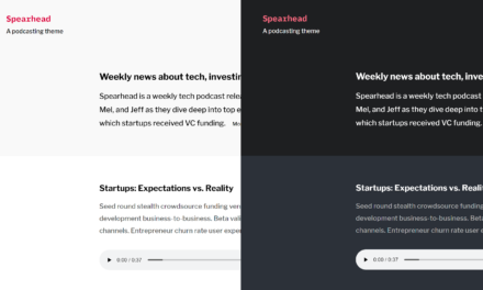 Automattic Releases Spearhead, a Seedlet Child Theme Aimed at Podcasters and Content Creators