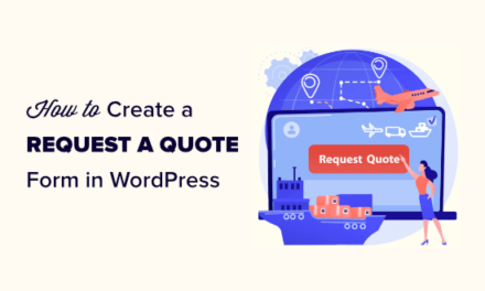 How to Create a Request a Quote Form in WordPress (Step by Step)