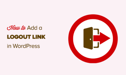 How to Add the WordPress Logout Link to Navigation Menu