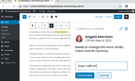 New Plugin Adds Google-Doc Style Commenting to Gutenberg Blocks