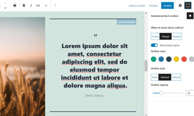 Navigate the Content Canvas With the Block Editor Outline WordPress Plugin