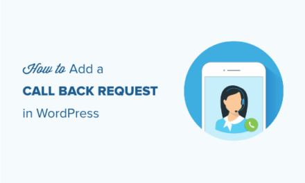 How to Add a Request to Callback Form in WordPress