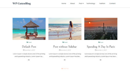 With Some Hits and Misses, the Guten Blog WordPress Theme Has Potential