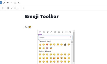 Emoji Toolbar Plugin Brings an Emoji Picker Back to the WordPress Editor