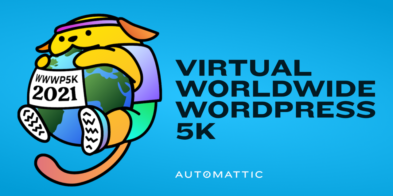 Worldwide WordPress Virtual 5K Set for October 1-30, 2021