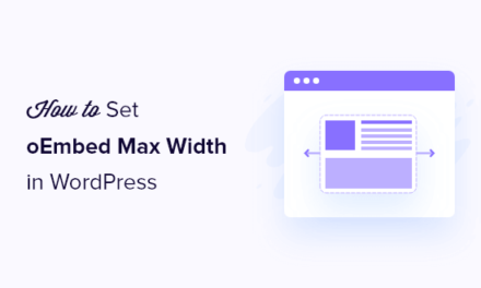 How to Set oEmbed Max Width in WordPress (4 Easy Methods)