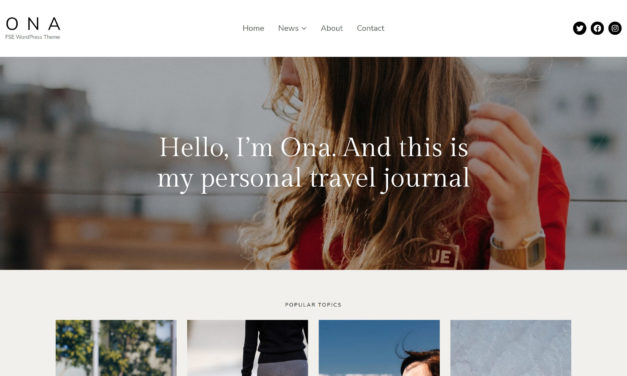 Ona by DeoThemes Just Raised the Bar for WordPress Block Theme Design