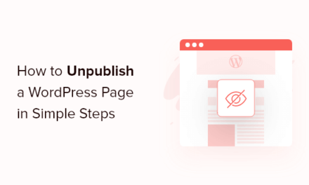 How to Unpublish a WordPress Page (4 Simple Ways)
