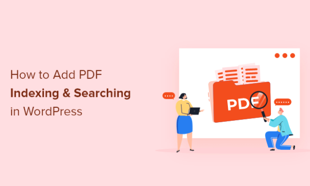 How to Add  PDF Indexing and Searching in WordPress