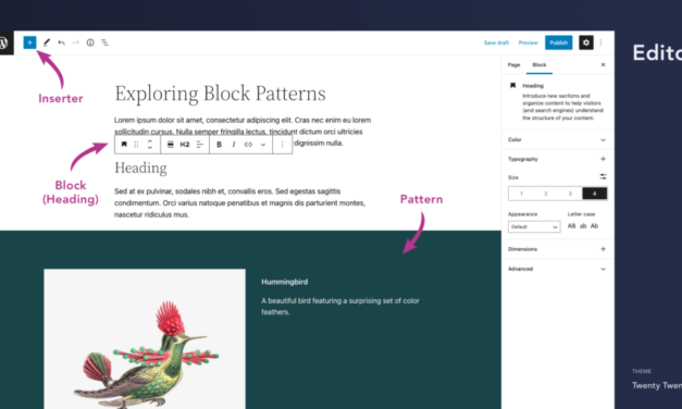 Builder Basics: Exploring Block Patterns