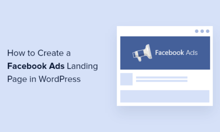 How to Create a Facebook Ads Landing Page in WordPress