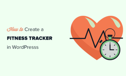 How to Create a Fitness Tracker in WordPress (With Charts)