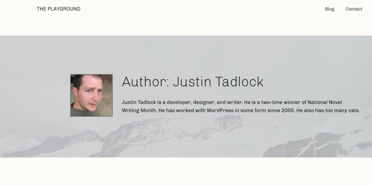 FSE Outreach #13: Building an Author Template from the WordPress Site Editor