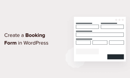 How to Create a Booking Form in WordPress