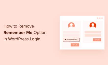 How to Remove the Remember Me Option from WordPress Login