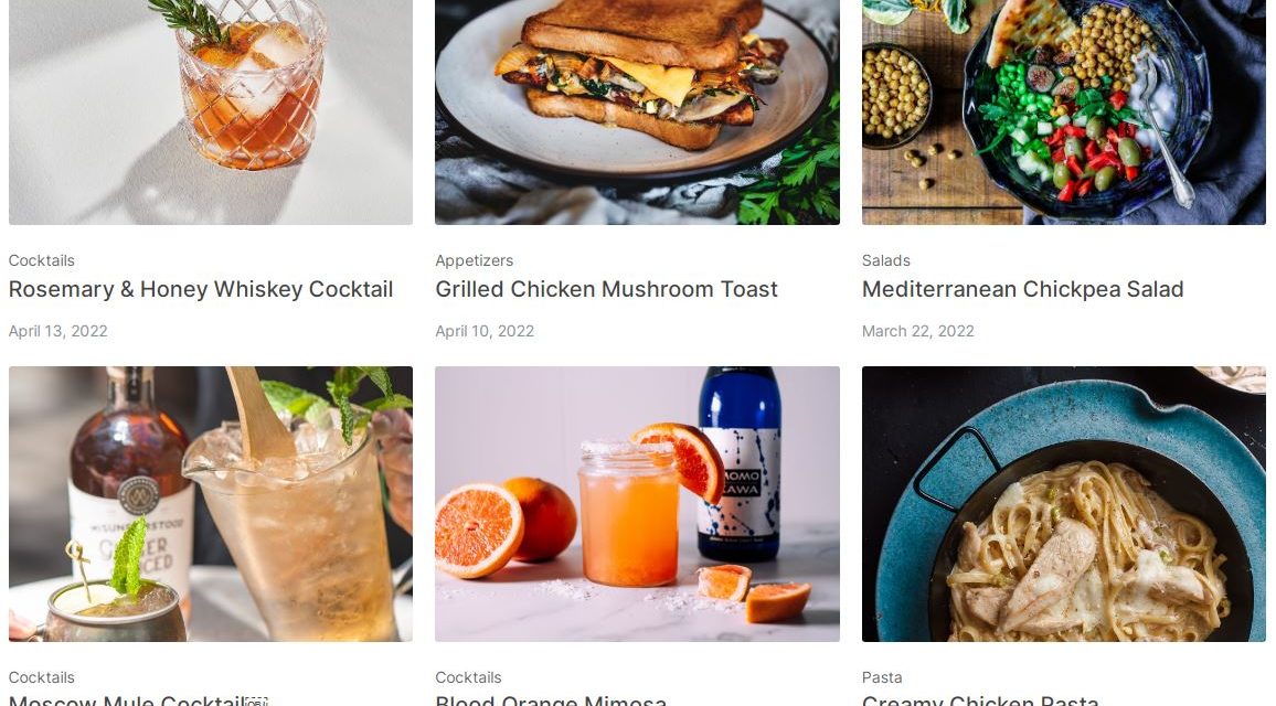 New Free Plugin Offers Beautiful Block Patterns for Food Bloggers