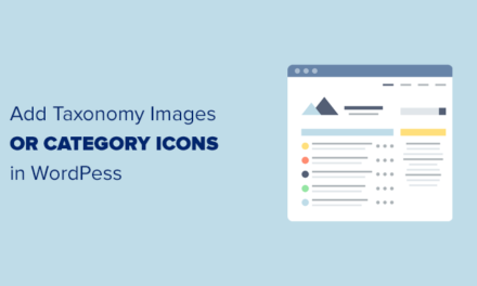 How to Add Taxonomy Images (Category Icons) in WordPress