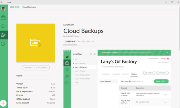 Local Cloud Backups Add-on Tutorial: How to Make the Most of It