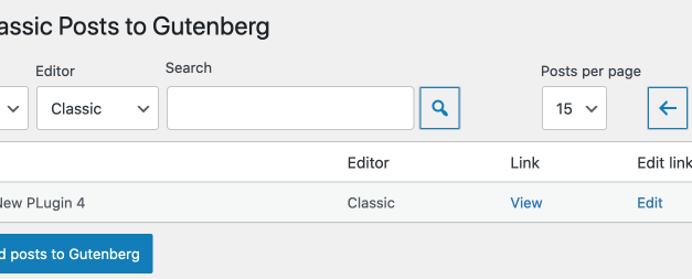 Check Out This New Plugin That Converts Posts Published in the Classic Editor Into Blocks
