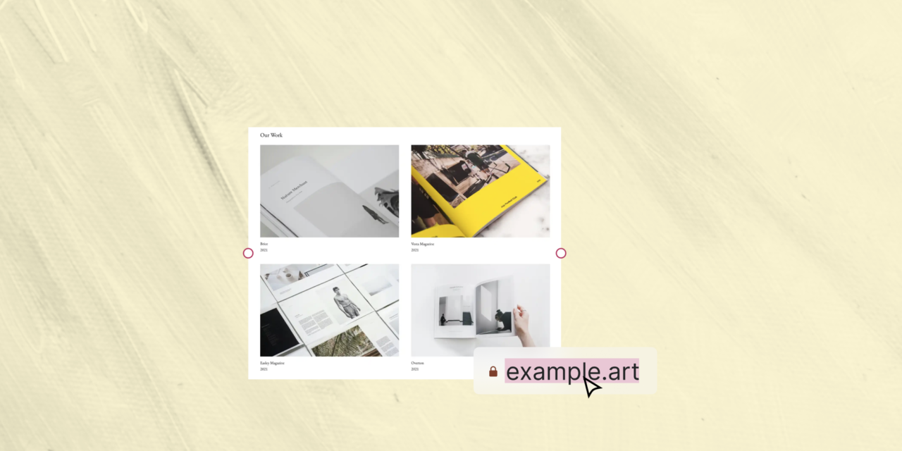 Calling All Creators: Showcase Your Art with a Discounted .art Domain and a New Website Theme