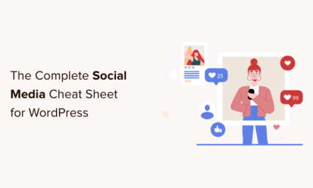 The Complete Social Media Cheat Sheet for WordPress (Updated)