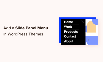 How to Add a Slide Panel Menu in WordPress Themes