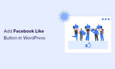 How to Add Facebook Like Button in WordPress