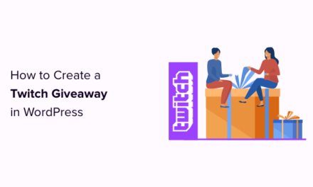 How to Do a Twitch Giveaway in WordPress (Step-by-Step)