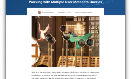 Working with Multiple User Metadata Queries