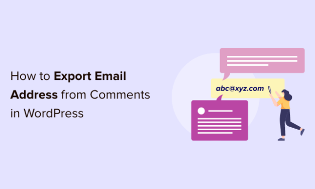 How to Export Email Addresses from WordPress Comments