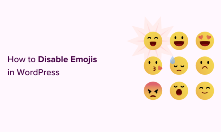 How to Disable Emojis in WordPress (Step by Step)