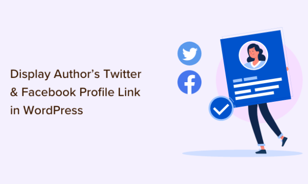 How to Display Author’s Twitter and Facebook on the Profile Page