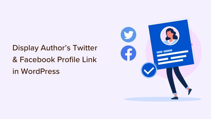 How to Display Author’s Twitter and Facebook on the Profile Page