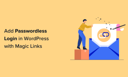 How to Add Passwordless Login in WordPress with Magic Links
