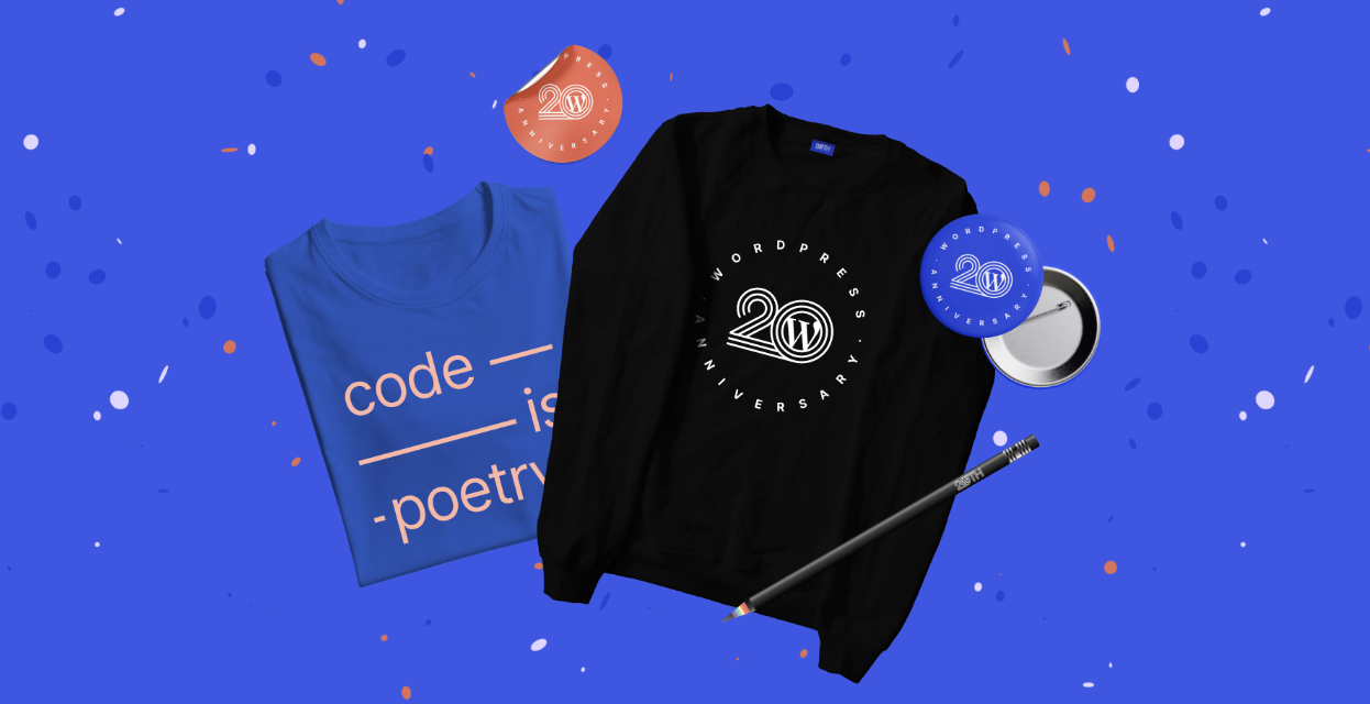 The Mercantile Reopens with Limited Edition 20th Anniversary WordPress Swag