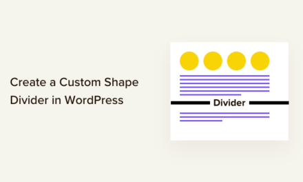 How to Create a Custom Shape Divider in WordPress
